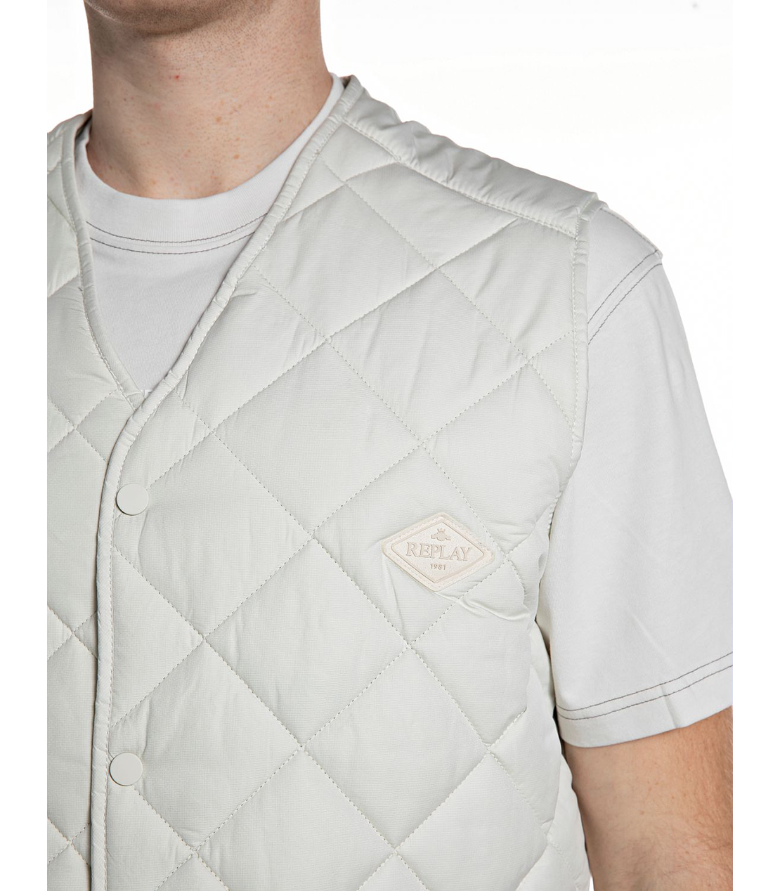 キルティングベスト 詳細画像 オフホワイト 4